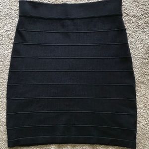 Black Bebe skirt